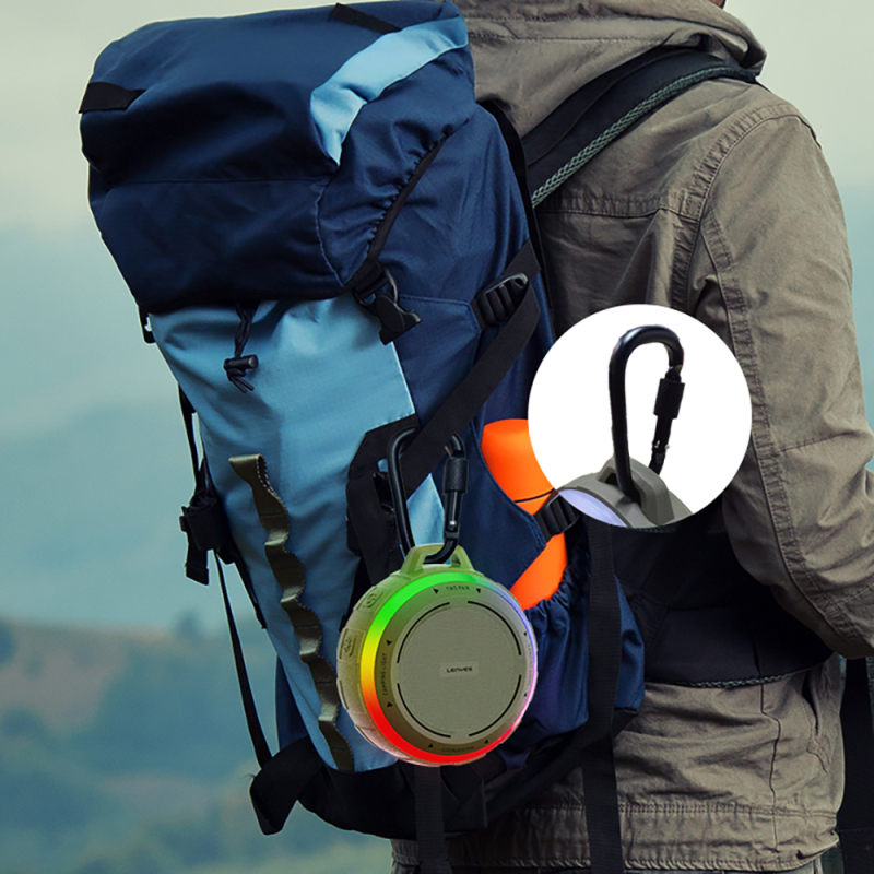 Lenyes S223 RGB Light Hanging Aparatus Mini Bluetooth Speaker Speaker V5.3 - 15