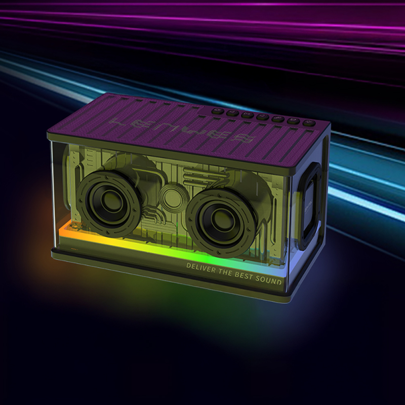 Lenyes S839 Portable TWS Bluetooth Speaker With RGB Light v5.2 - 5