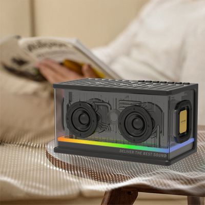 Lenyes S839 Portable TWS Bluetooth Speaker With RGB Light v5.2 - 9