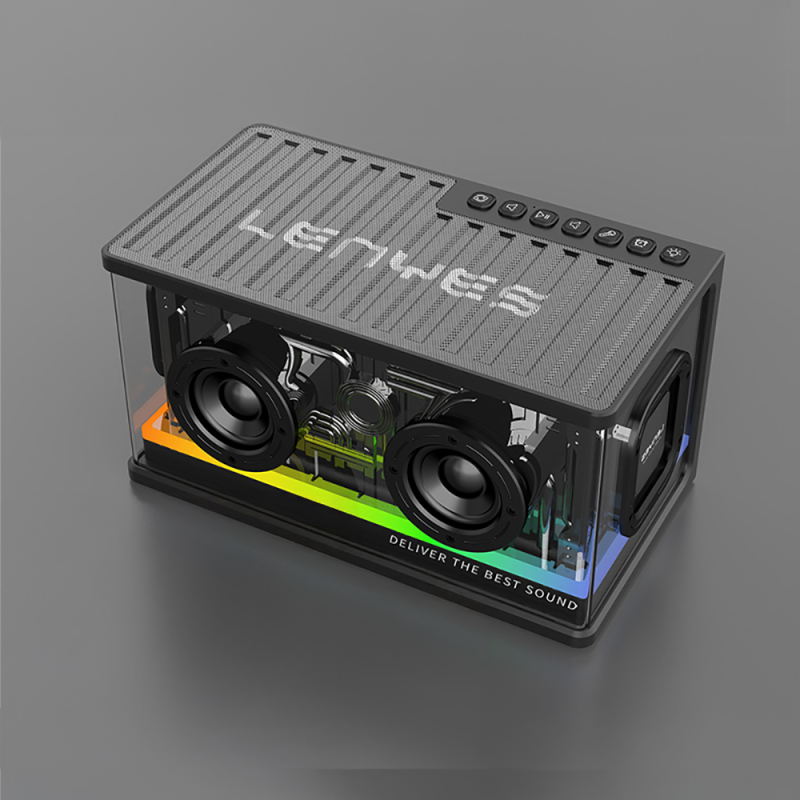 Lenyes S839 RGB Işıklı Taşınabilir TWS Bluetooth Hoparlör v5.2 - 3