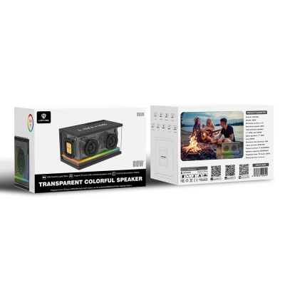 Lenyes S839 RGB Işıklı Taşınabilir TWS Bluetooth Hoparlör v5.2 - 13