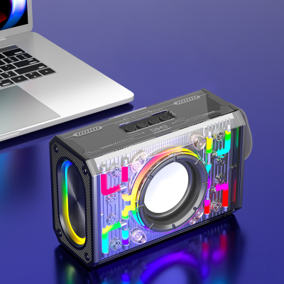 Lenyes S843 RGB LED Light Portable TWS Bluetooth Speaker v5.3 20W - 3