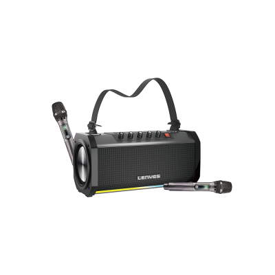 Lenyes S863 RGB Led Işıklı Mikrofonlu TWS Bluetooth Speaker Hoparlör v5.3 - 1