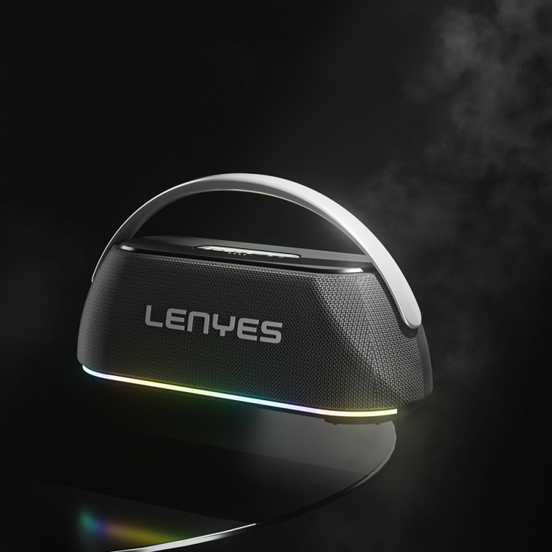 Lenyes S869 Portable Bluetooth Speaker with RGB Light and Dual Microphone v5.3 - 3