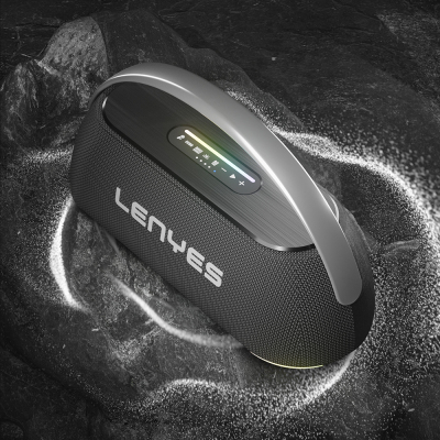 Lenyes S869 RGB Işıklı Çift Mikrofonlu Taşınabilir Bluetooth Hoparlör v5.3 - 6