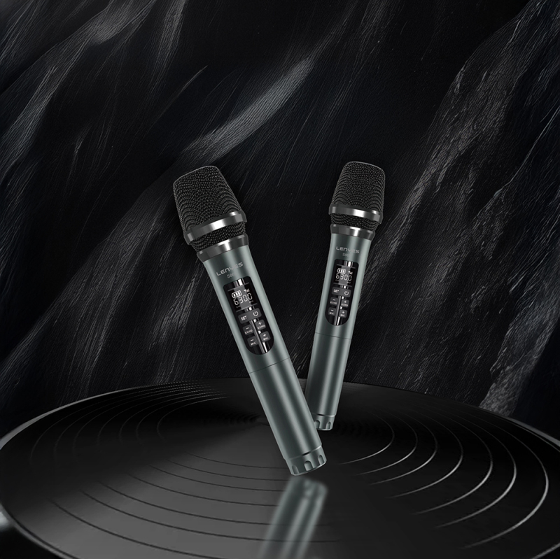 Lenyes S869 RGB Işıklı Çift Mikrofonlu Taşınabilir Bluetooth Hoparlör v5.3 - 8