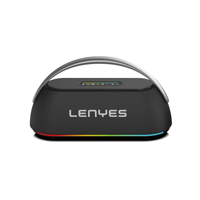 Lenyes S869 RGB Işıklı Çift Mikrofonlu Taşınabilir Bluetooth Hoparlör v5.3 - 2