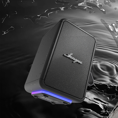 Lenyes S874 Su Geçirmez Özellikli RGB Işıklı Askılı Taşınabilir TWS Bluetooth Hoparlör v5.3 - 9