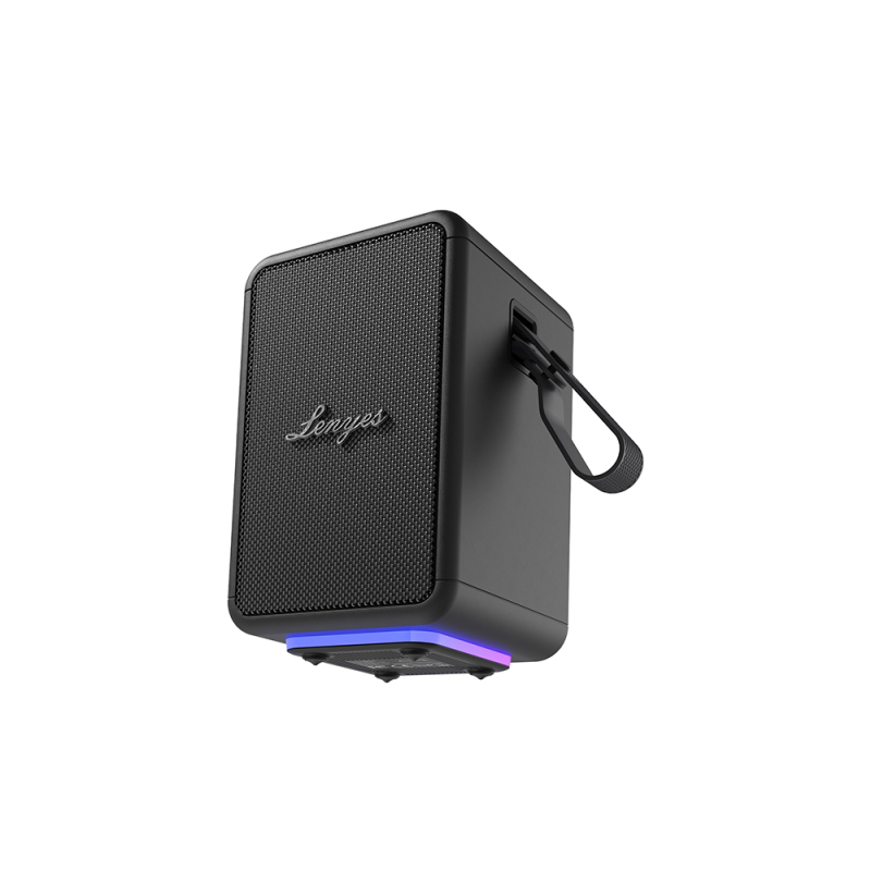 Lenyes S874 Su Geçirmez Özellikli RGB Işıklı Askılı Taşınabilir TWS Bluetooth Hoparlör v5.3 - 3