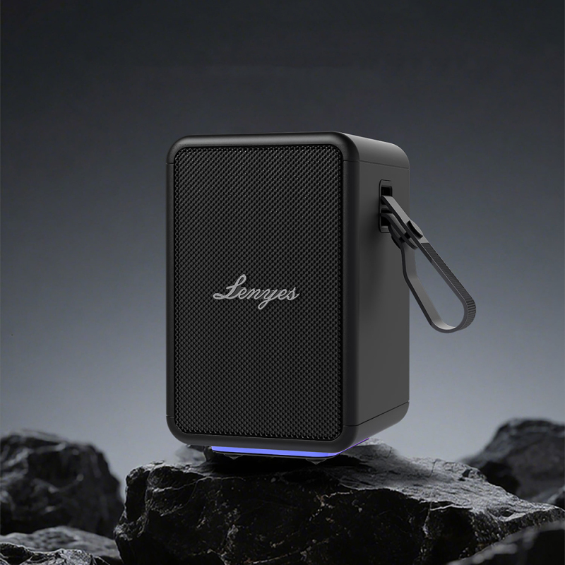 Lenyes S874 Waterproof Portable TWS Bluetooth Speaker with RGB Light and Hanging Bracket v5.3 - 10
