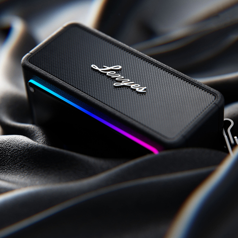 Lenyes S876 Supreme Serisi RGB Işıklı Taşınabilir Su Geçirmez TWS Bluetooth Hoparlör v5.3 45W - 6