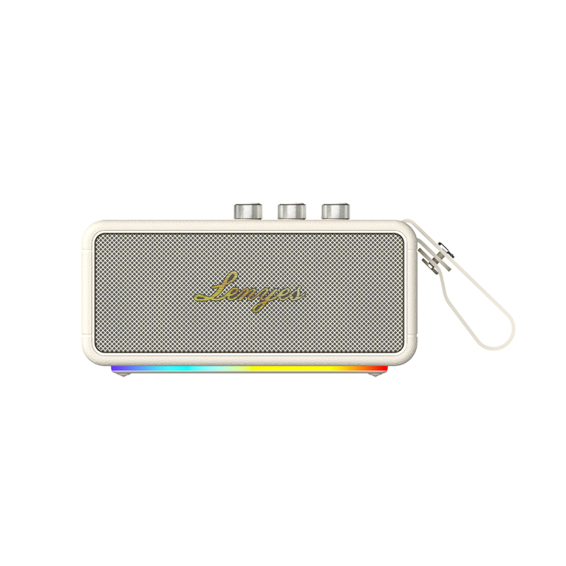 Lenyes S876 Supreme Serisi RGB Işıklı Taşınabilir Su Geçirmez TWS Bluetooth Hoparlör v5.3 45W - 3