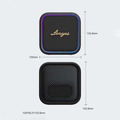 Lenyes S890 Su Geçirmez Özellikli RGB Işıklı Askılı Mini OTG-TWS Bluetooth Hoparlör v5.3 - 9