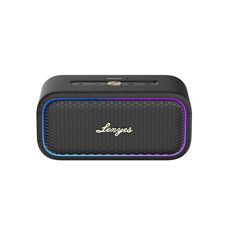 Lenyes S891 RGB Işıklı Taşınabilir Su Geçirmez OTG-TWS Bluetooth Hoparlör v5.3 80W - 1