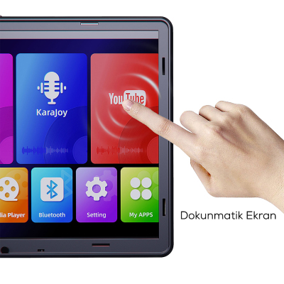 Lenyes S892 RGB Işıklı Mikrofonlu Dokunmatik Ekranlı Taşınabilir TWS Bluetooth Speaker Hoparlör v5.3 300W - 7