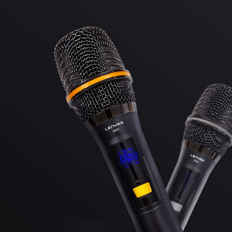 Lenyes S892 RGB Light Microphone Touch Screen Portable TWS Bluetooth Speaker v5.3 300W - 8