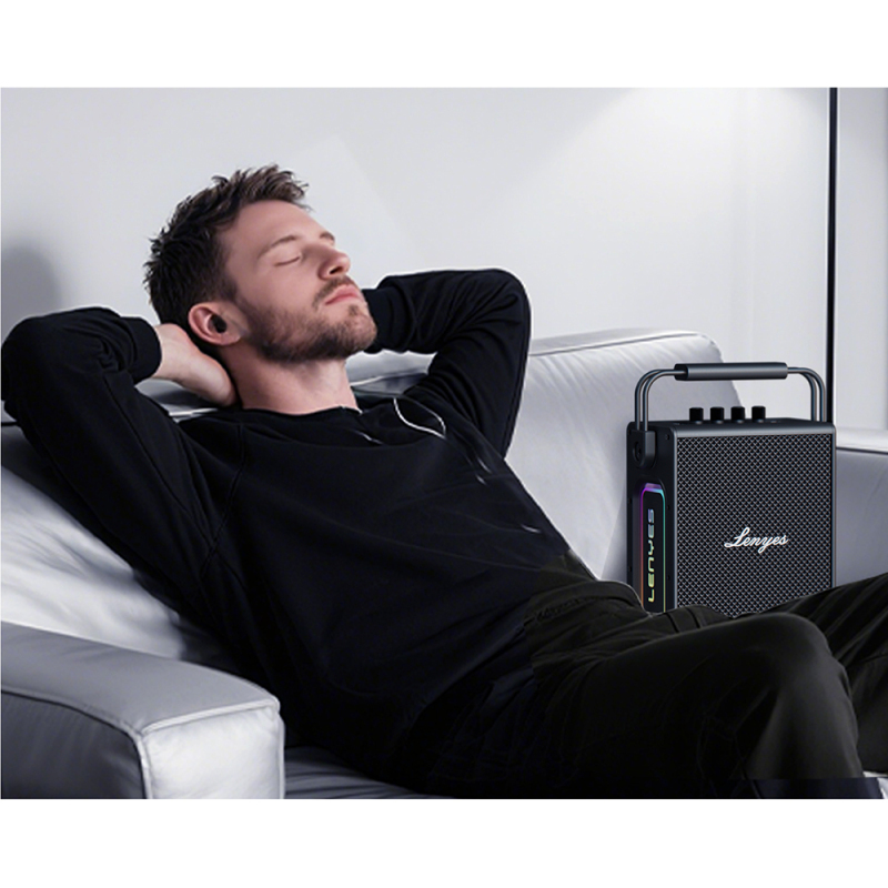 LENYES TITAN 1 Series RGB Light Dual Microphone Bluetooth Speaker v5.3 5000mAh - 6