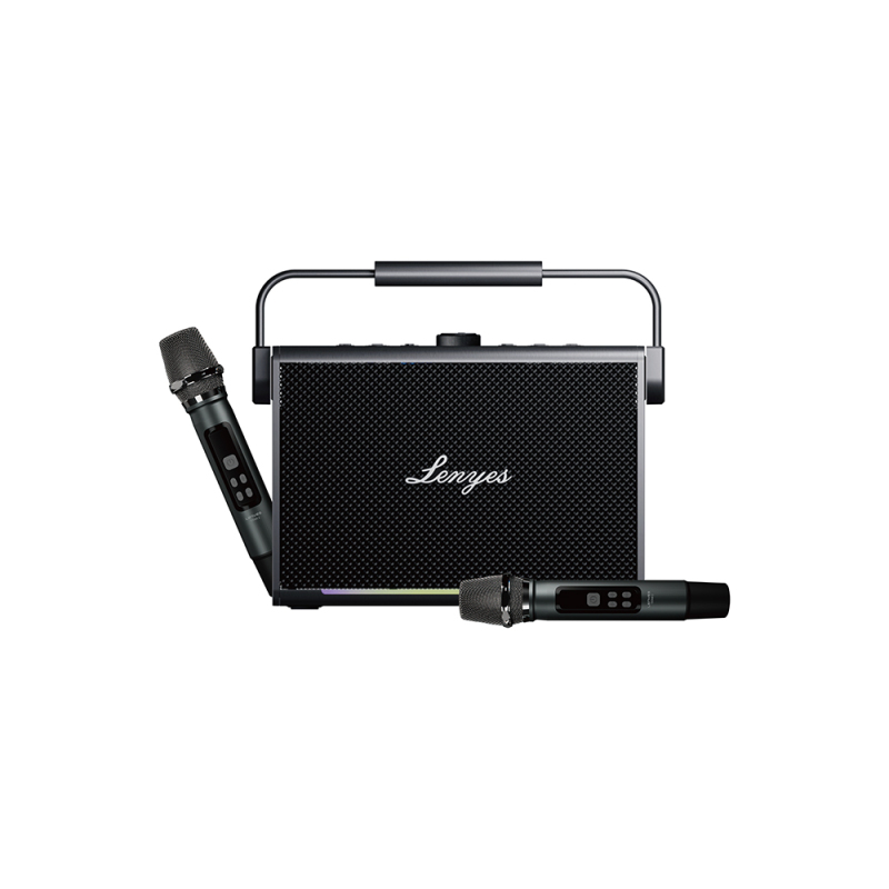 Lenyes Titan 2 Serisi RGB Işıklı Çİft Mikrofonlu Taşınabilir TWS Bluetooth Speaker Hoparlör v5.3 5000mAh - 1