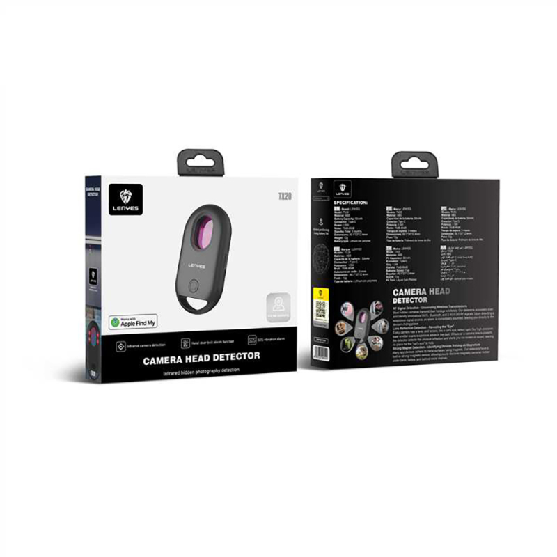 Lenyes TX20 Find My Supported Anti-Loss Location Tracking Hidden Camera Detector and Alarm Device - 7
