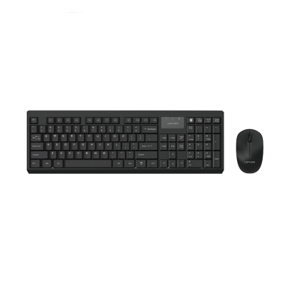 Lenyes WK105 Ergonomic 2in1 2.4G Wireless Keyboard and 1200 DPI Mouse Set - 1