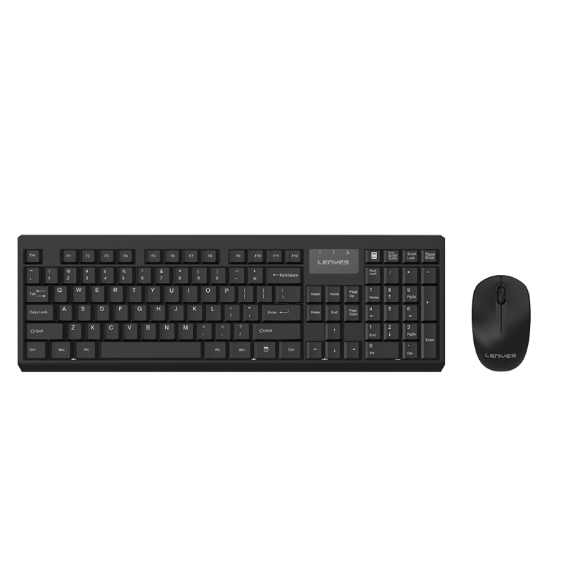 Lenyes WK105 Ergonomic 2in1 2.4G Wireless Keyboard and 1200 DPI Mouse Set - 5