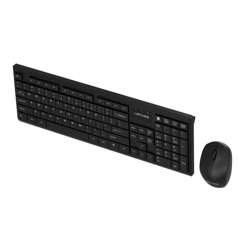 Lenyes WK105 Ergonomic 2in1 2.4G Wireless Keyboard and 1200 DPI Mouse Set - 6