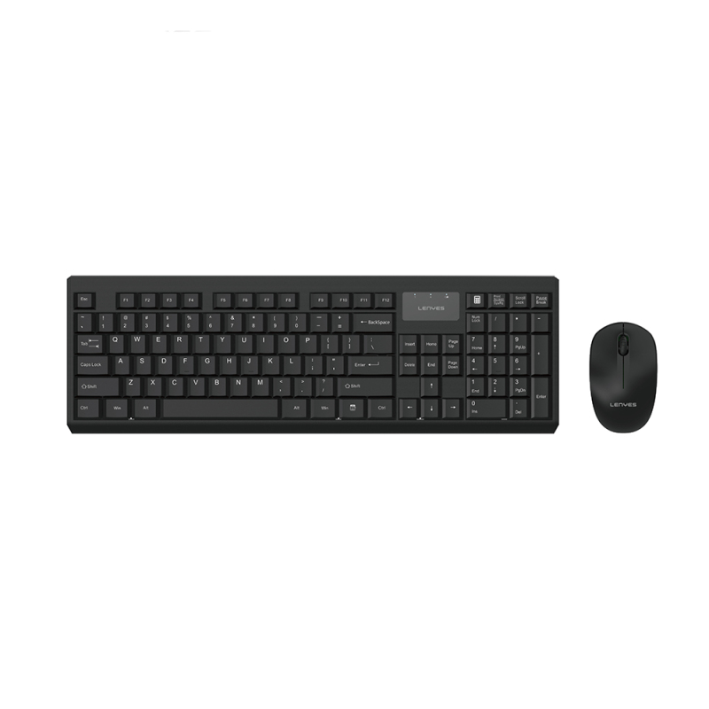 Lenyes WK105 Ergonomic 2in1 2.4G Wireless Keyboard and 1200 DPI Mouse Set - 2