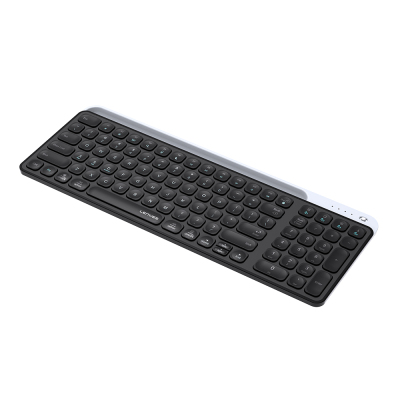 Lenyes WK106 2.4G Wireless Keyboard with Silent Key Design and Integrated Stand Section Dual Bluetooth Connection - 3