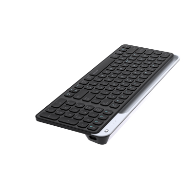 Lenyes WK106 2.4G Wireless Keyboard with Silent Key Design and Integrated Stand Section Dual Bluetooth Connection - 5