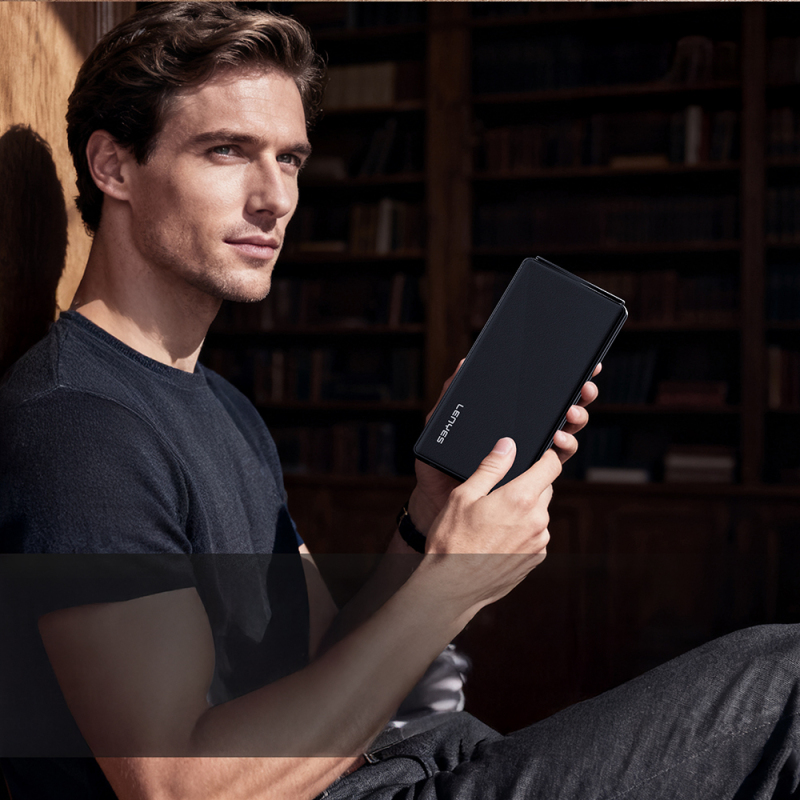 Lenyes WK109 Foldable Bluetooth Wireless Keyboard with Touch Pad and Silent Key Design - 6