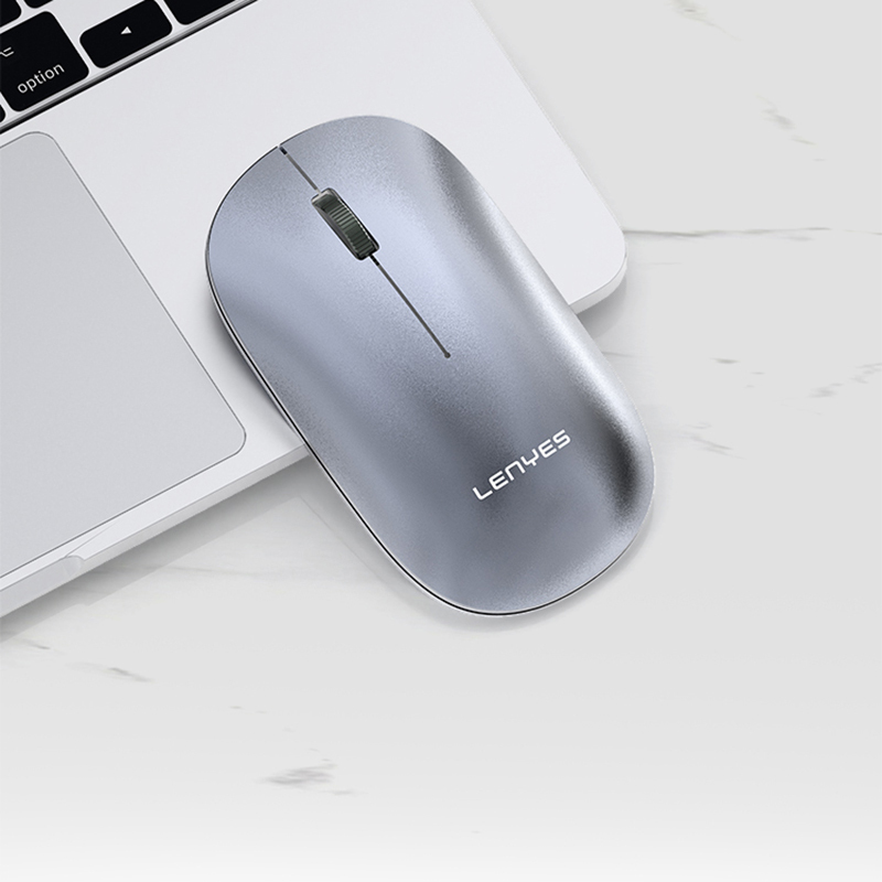 Lenyes WS103 Sessiz Buton Tasarımlı Ergonomik Çift Bluetooth Bağlantılı 2.4G Kablosuz Mouse 1200 DPI - 11