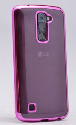 LG K10 Kılıf Zore Lazer Kaplama Silikon - 7