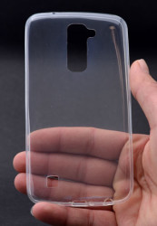 LG K10 Kılıf Zore Ultra İnce Silikon Kapak 0.2 mm - 2