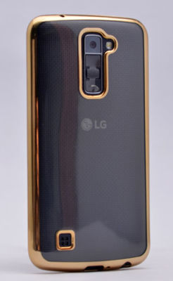 LG K8 Kılıf Zore Lazer Kaplama Silikon - 5