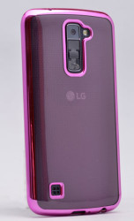 LG K8 Kılıf Zore Lazer Kaplama Silikon - 7