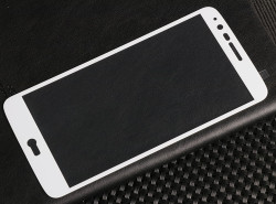 LG Stylus 3 Zore Ekranı Tam Kaplayan Düz Cam Koruyucu - 3