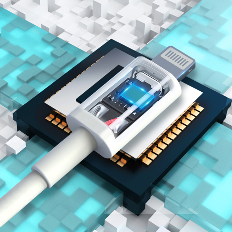 Micflip A01 Dual Type-C to Type-C PD & Type-C to Lightning MFI Certified Data and Charging Cable 1.2M - 6