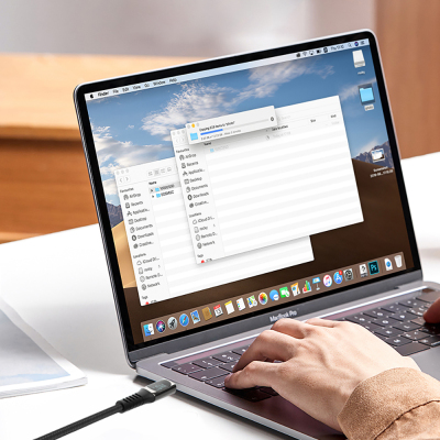 Micflip A08 Digital LED Display Type-C to Type-C PD Data and Charging Cable 140W 1M - 5