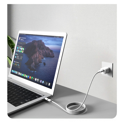 Micflip A22 2-in-1 PD Type-C to Type-C + Lightning MFI Certified Data and Charging Cable 240W 1M - 9