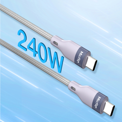Micflip A25 Type-C to Type-C PD Hızlı Şarj Özellikli Data ve Şarj Kablosu 240W 2M - 10