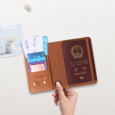 Micflip K02 iOS Cihazlar İçin FindMy Özellikli Pasaport Kart ve Sim Bölmeli Mikrofiber Deri Cüzdan - 5