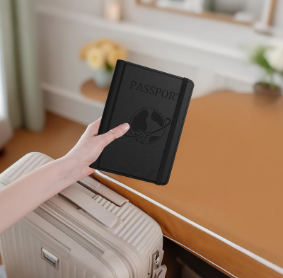 Micflip K02 iOS Cihazlar İçin FindMy Özellikli Pasaport Kart ve Sim Bölmeli Mikrofiber Kablosuz ve Pin Şarj Özellikli Deri Cüzdan - 11