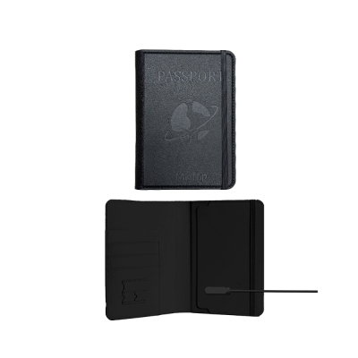 Micflip K02 Microfiber Leather Wallet with FindMy Feature, Passport Card and SIM Card Slots for iOS Devices - 2