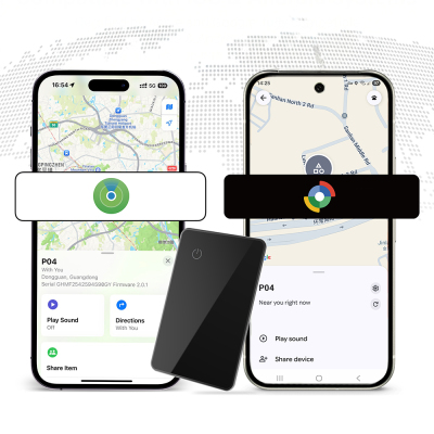 Micflip P045 Suya Dayanıklı iOS ve Android Cihazlar için Wireless Şarj Özellikli Akıllı Takip Kartı - 9
