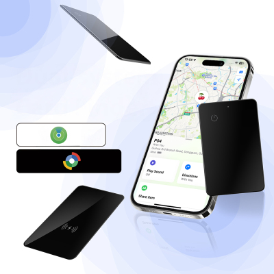 Micflip P045 Waterproof Smart Tracking Card with Wireless Charging for iOS and Android Devices - 3