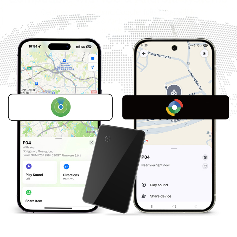 Micflip P045 Waterproof Smart Tracking Card with Wireless Charging for iOS and Android Devices - 9
