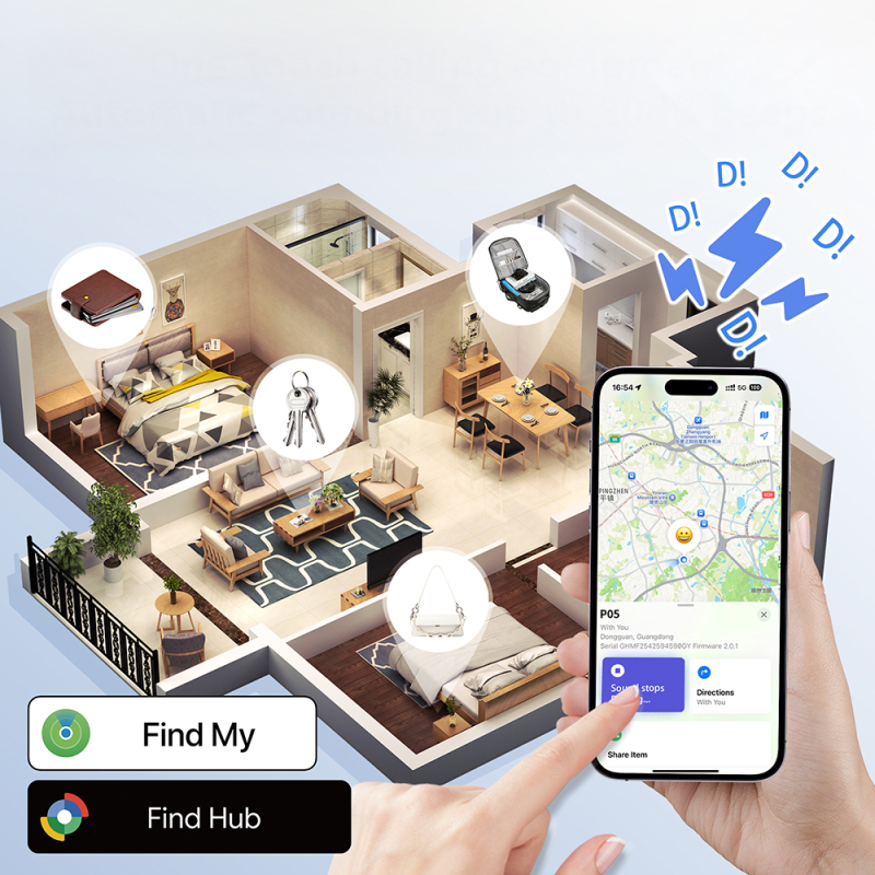 Micflip P055 Waterproof Smart Card with Tracking Features for iOS and Android Devices - 13