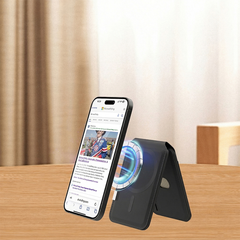 Micflip P17 iOS Cihazlara Özel Magnetik Standlı Kartlık - 7