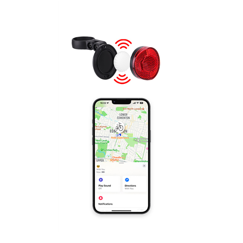 Micflip P20 Smart Tracking Device Bicycle Reflector with Storage Compartment - 5