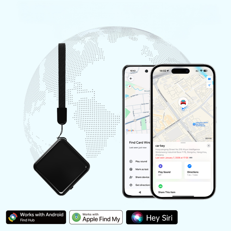 Micflip P25 Suya Dayanıklı iOS ve Android Cihazlar için Type-C Şarj Portlu Akıllı Takip Cihazı - 8